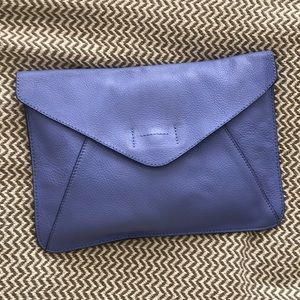 GAP leather clutch